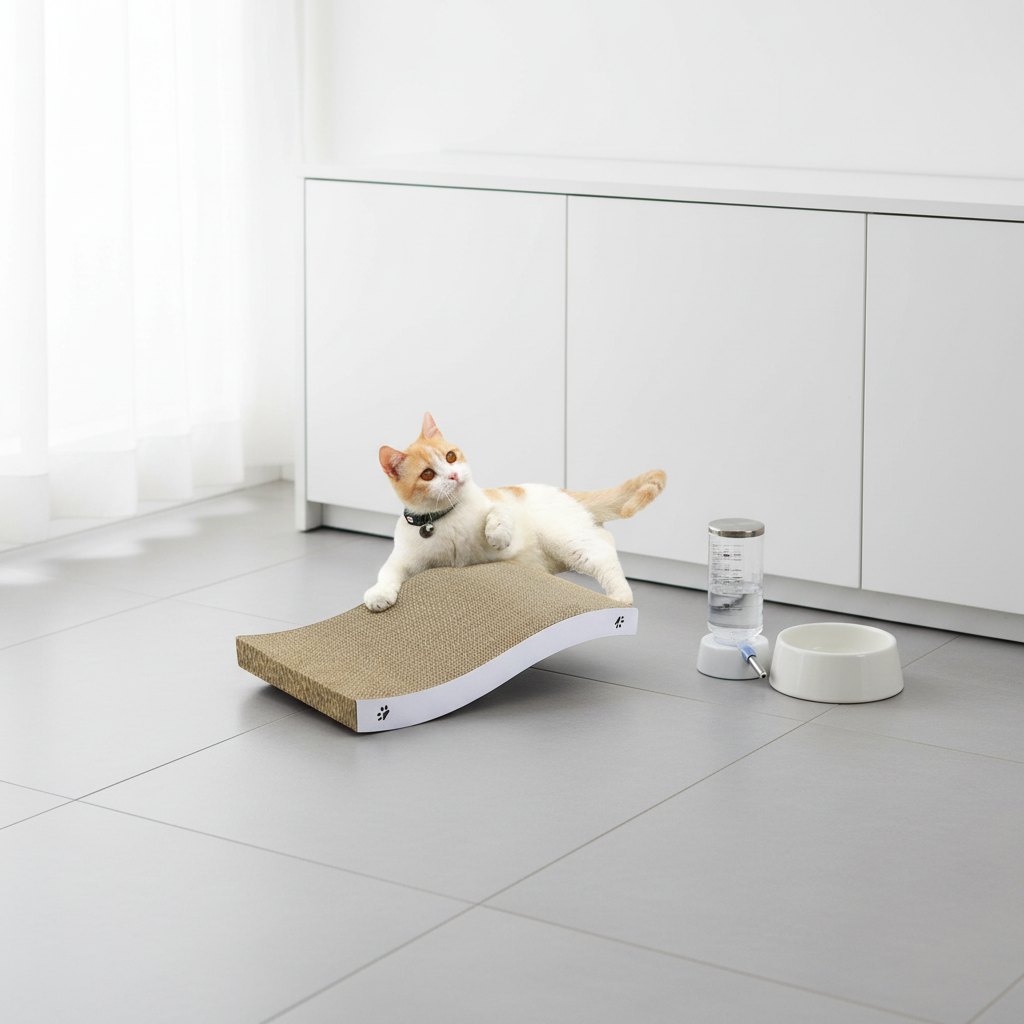 Premium Cardboard Cat Scratching Pad Cat Tree for Cats for Wholesale & OEM Programs view 3