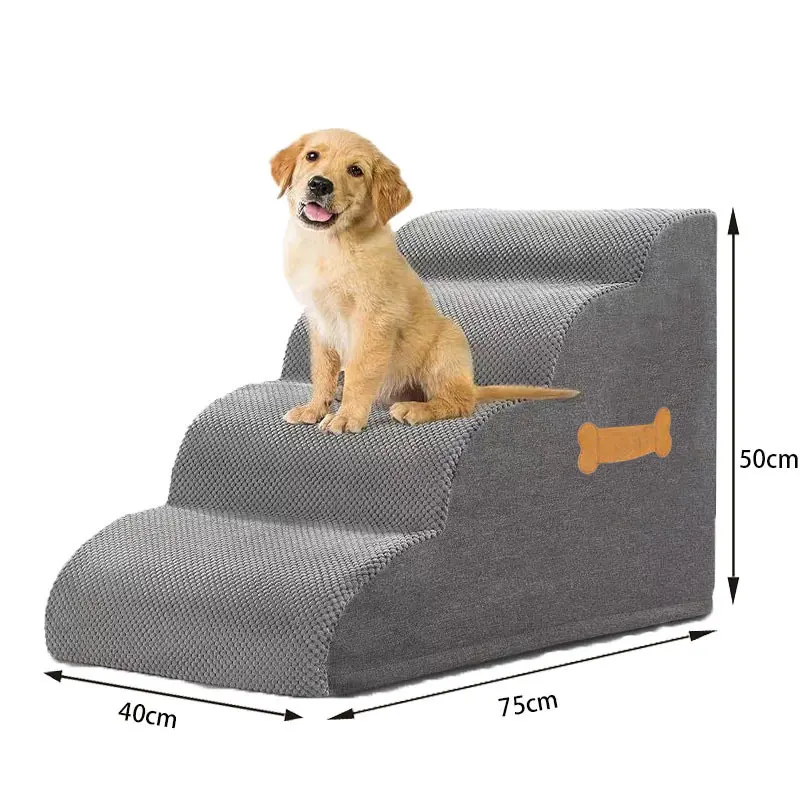 Pet Staircase Removable Foam Steps Daily Care Supplies for climbing onto sofas and beds for Wholesale & OEM Programs detail