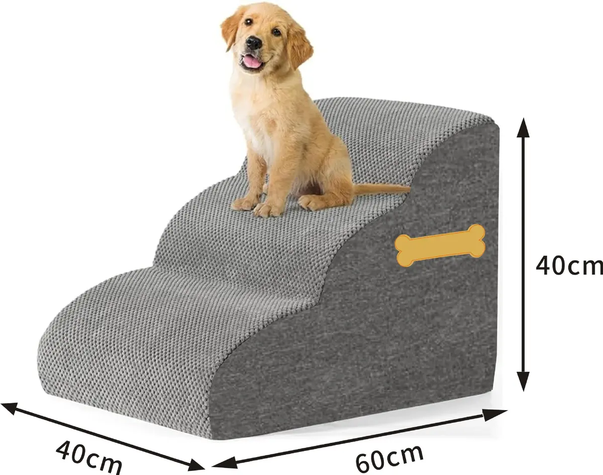 Pet Staircase Removable Foam Steps Daily Care Supplies for climbing onto sofas and beds for Wholesale & OEM Programs detail