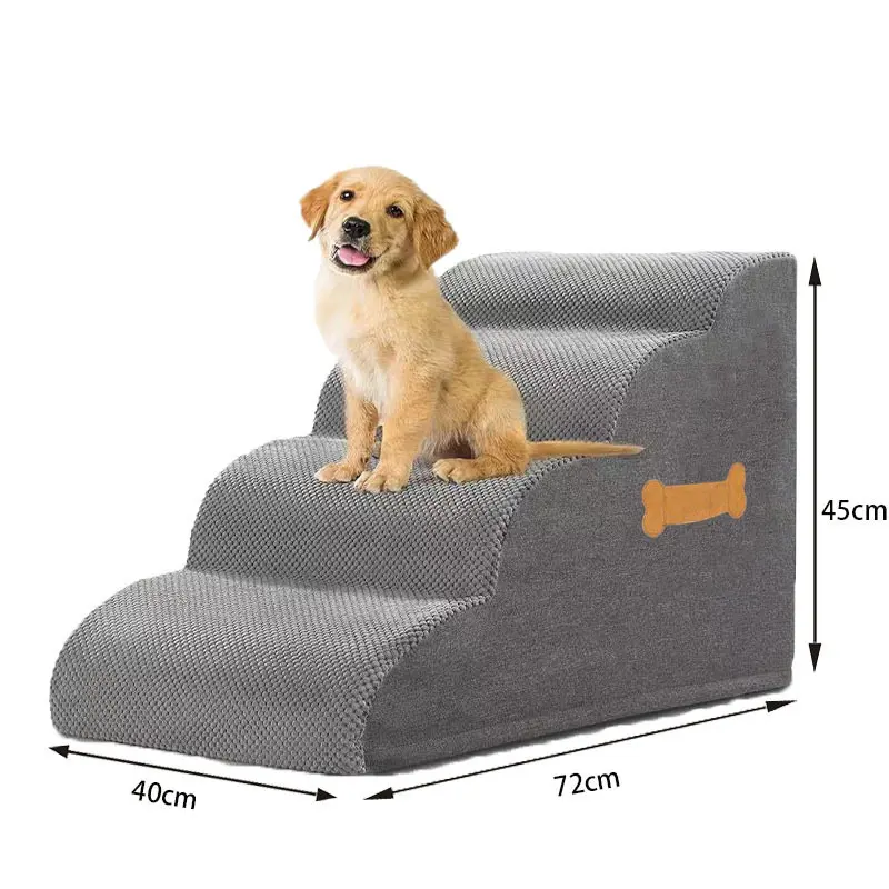Pet Staircase Removable Foam Steps Daily Care Supplies for climbing onto sofas and beds for Wholesale & OEM Programs detail