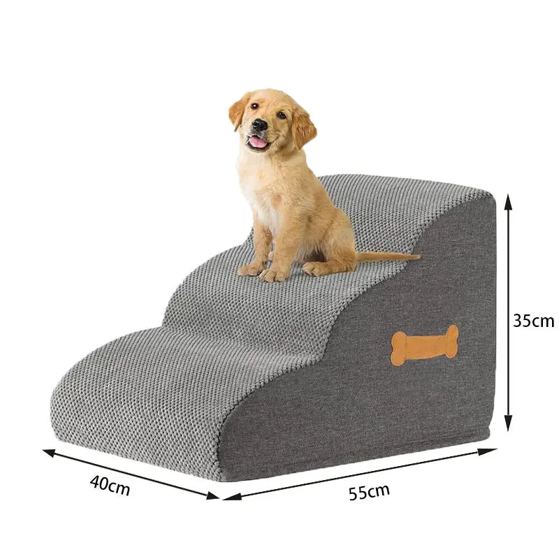 Pet Staircase Removable Foam Steps Daily Care Supplies for climbing onto sofas and beds for Wholesale & OEM Programs detail