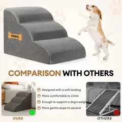 Pet Staircase Removable Foam Steps Daily Care Supplies for climbing onto sofas and beds for Wholesale & OEM Programs view 5