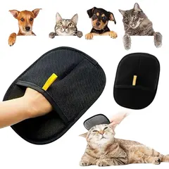 Portable Reversible Two-Way Bristle Electrostatic Nylon Hair Removal Mitts Washable for Dogs for Wholesale & OEM Programs view 2