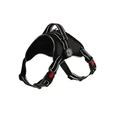 Custom Large RGB LED Light Reflective Dog Harness Rechargeable Oxford Vest Winter for Dogs for Wholesale & OEM Programs view 2