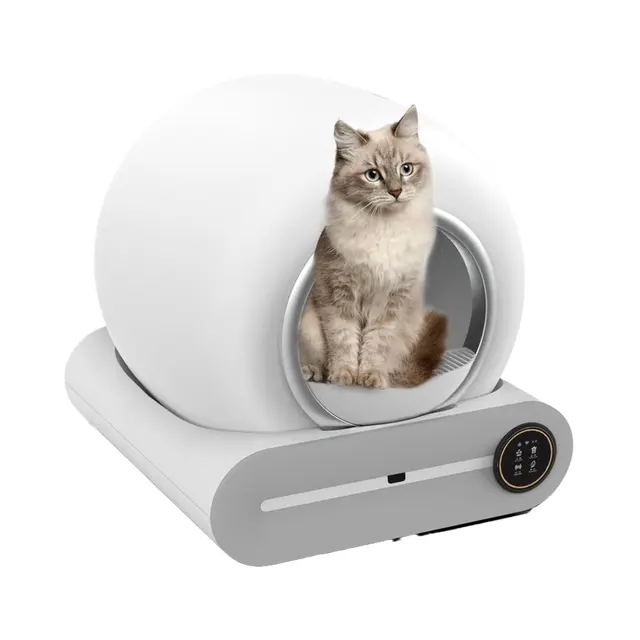 Cat Smart Automatic Self-Cleaning Electronic Deodorizing Open Top Sandbox Easy Clean for Wholesale & OEM Programs