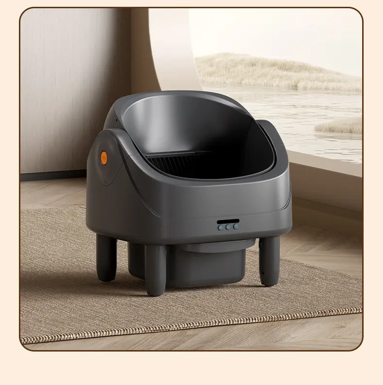 Stylish Automatic Cleaning Self-Cleaning Cat Litter Box APP Remote Control Large 75L for Wholesale & OEM Programs detail