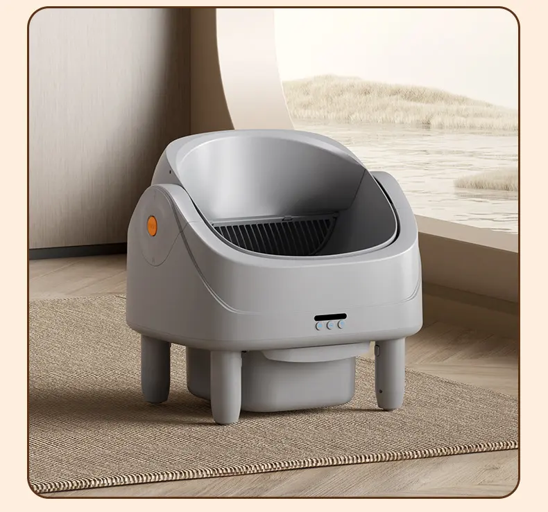 Stylish Automatic Cleaning Self-Cleaning Cat Litter Box APP Remote Control Large 75L for Wholesale & OEM Programs detail