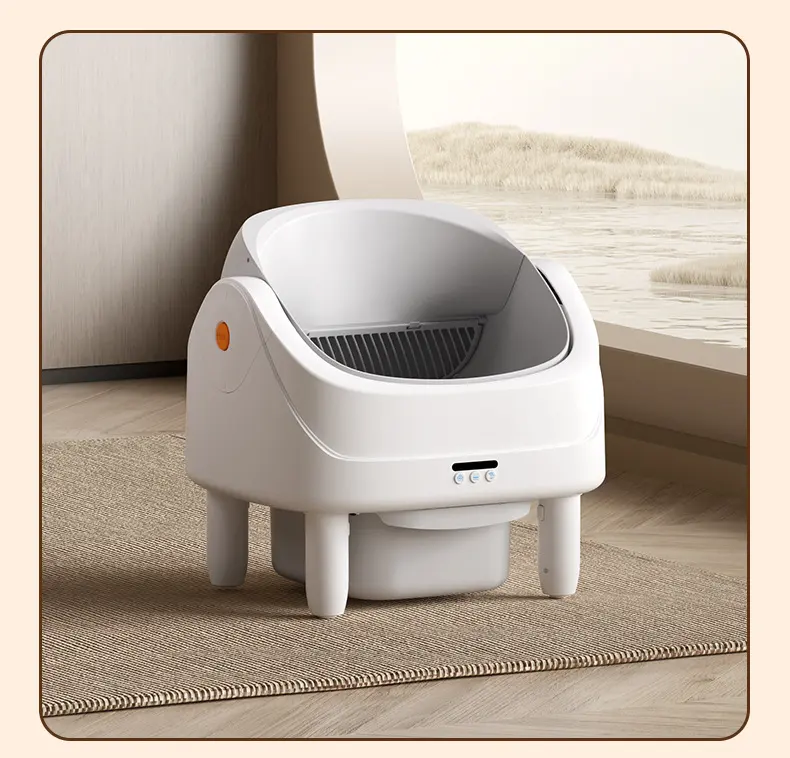 Stylish Automatic Cleaning Self-Cleaning Cat Litter Box APP Remote Control Large 75L for Wholesale & OEM Programs detail