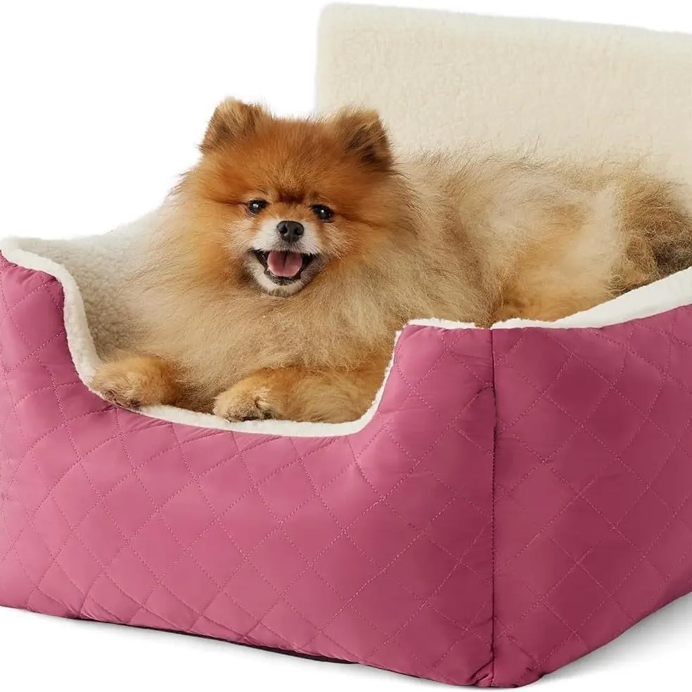 Small Dog Eco-friendly Waterproof Polyester Fiber Car Seat Winter Pet Bed Storage for Wholesale & OEM Programs detail