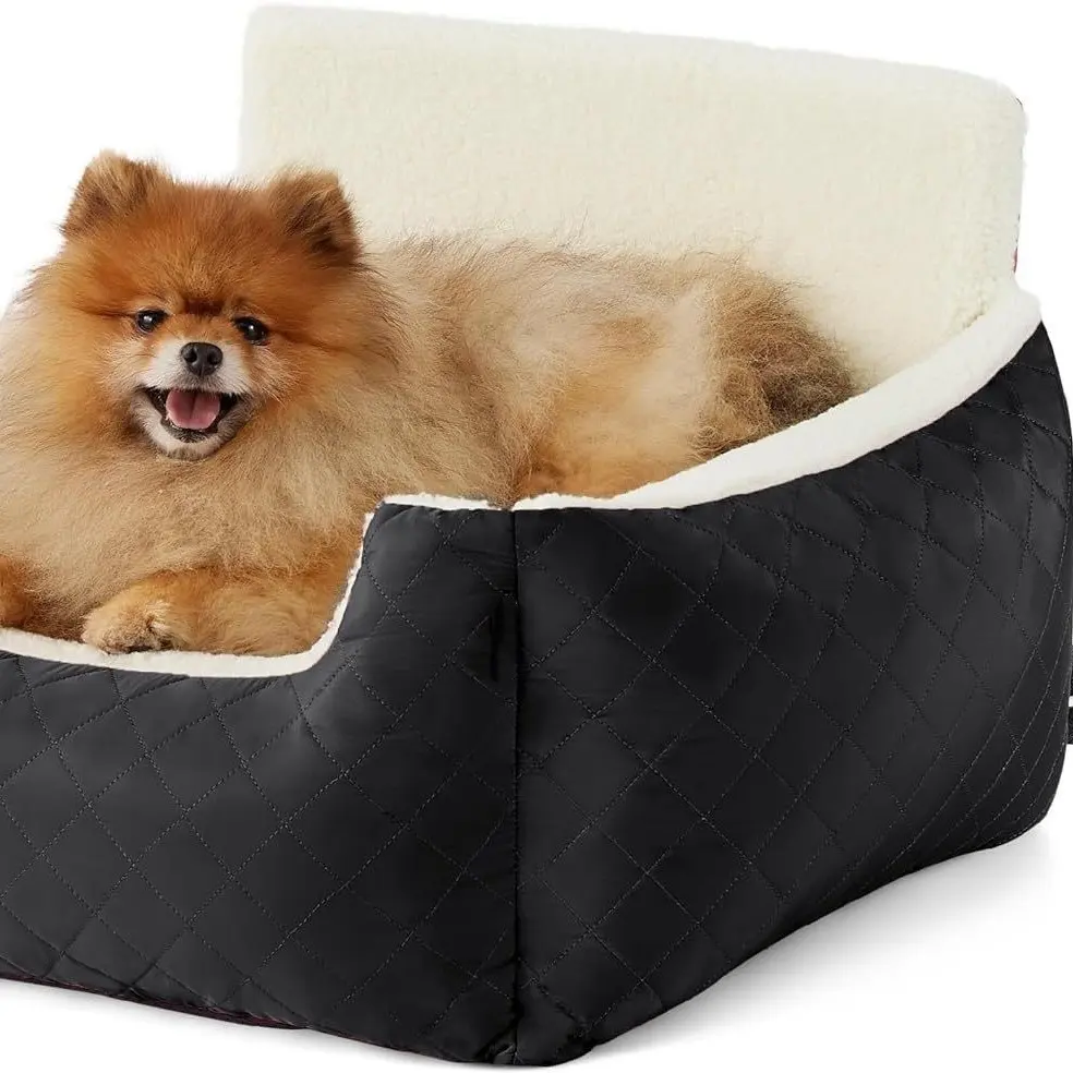 Small Dog Eco-friendly Waterproof Polyester Fiber Car Seat Winter Pet Bed Storage for Wholesale & OEM Programs detail