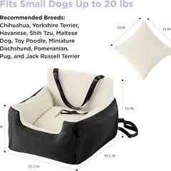 Small Dog Eco-friendly Waterproof Polyester Fiber Car Seat Winter Pet Bed Storage for Wholesale & OEM Programs view 2
