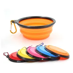 Factory Customized Portable Silicone Dog Bowl Tableware Small Size Foldable for Small Animals for Wholesale & OEM Programs view 4