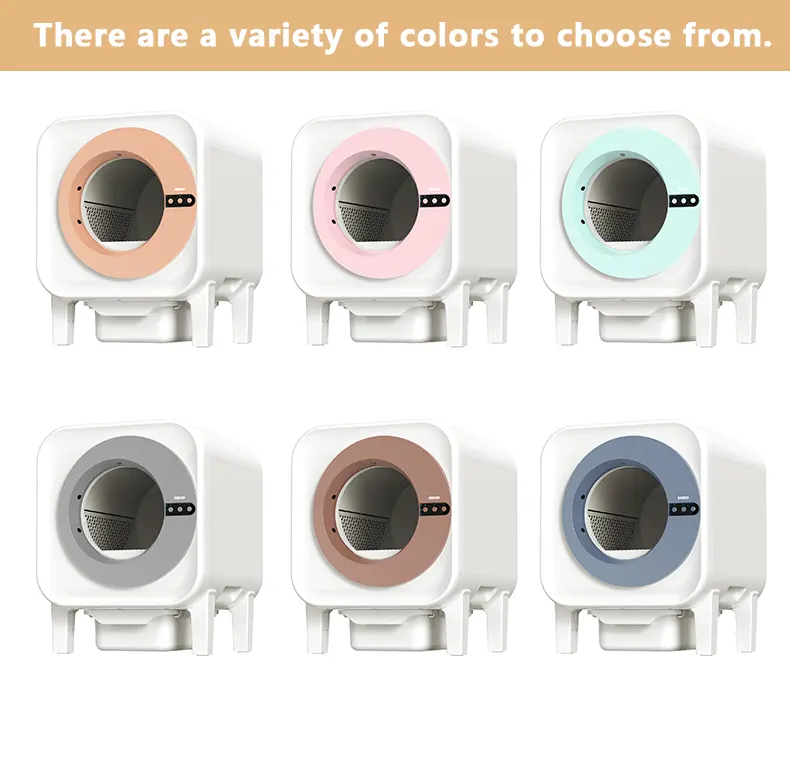 Hot Sale Smart Automatic Self-Cleaning Electronic Deodorizing Open Top Cat Litter Box Convenience Easy Clean Cat Accessory detail