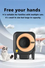 Hot Sale Smart Automatic Self-Cleaning Electronic Deodorizing Open Top Cat Litter Box Convenience Easy Clean Cat Accessory for Wholesale & OEM Programs view 3
