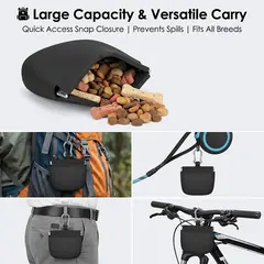 Soft Portable Pet Snack Bag for Dog and cat Travel Storage and Pet Training One hundred twenty-four for Wholesale & OEM Programs view 2
