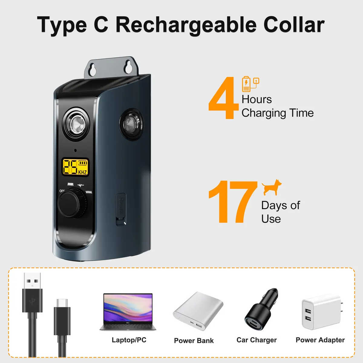 2025 Rechargeable Solar Panel Charging Ultrasonic Dog Trainer Model Non-Barking Pet for Dogs for Wholesale & OEM Programs detail