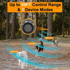 2025 Rechargeable Solar Panel Charging Ultrasonic Dog Trainer Model Non-Barking Pet for Dogs for Wholesale & OEM Programs view 5