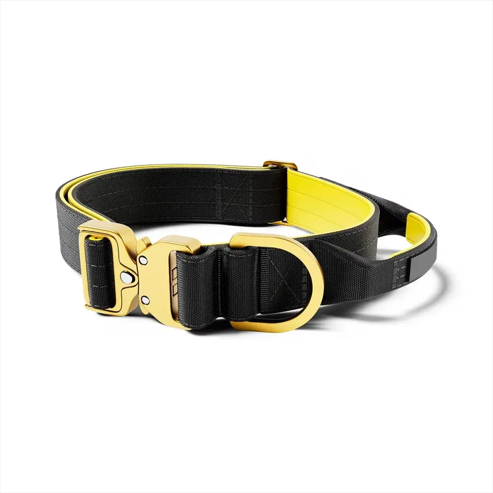 Customized Logo Color Blocking Design Pet Outdoor Training Nylon Tactical Heavy Duty for Wholesale & OEM Programs detail