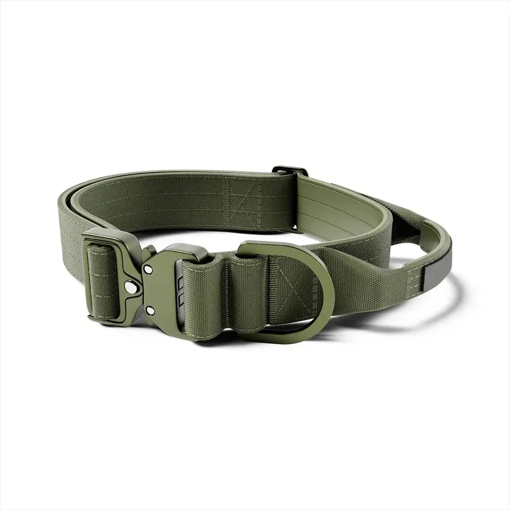Customized Logo Color Blocking Design Pet Outdoor Training Nylon Tactical Heavy Duty for Wholesale & OEM Programs detail