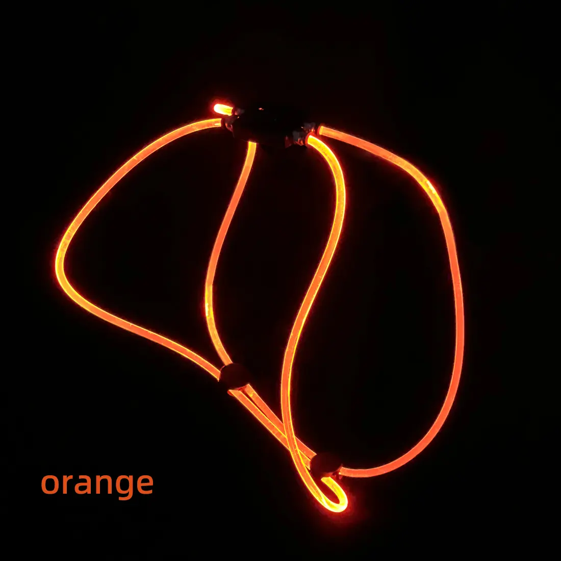USB 6MM Optical Fiber Dog Harness LED Glowing Dog Vest for Walking the Dog at Night for Dogs for Wholesale & OEM Programs detail