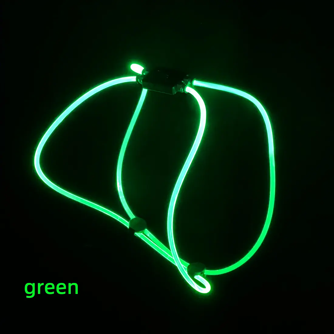 USB 6MM Optical Fiber Dog Harness LED Glowing Dog Vest for Walking the Dog at Night for Dogs for Wholesale & OEM Programs detail