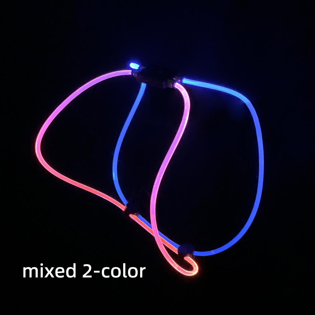 USB 6MM Optical Fiber Dog Harness LED Glowing Dog Vest for Walking the Dog at Night for Dogs for Wholesale & OEM Programs detail
