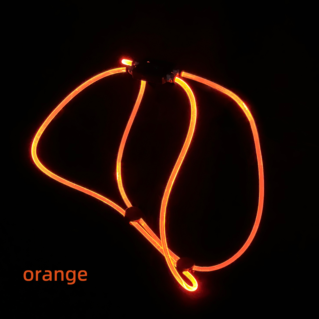 USB 6MM Optical Fiber Dog Harness LED Glowing Dog Vest for Walking the Dog at Night for Dogs for Wholesale & OEM Programs detail