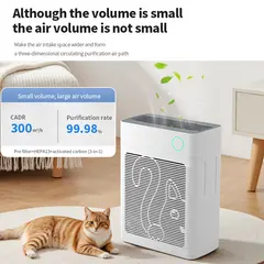 UV Automatic Pet Air Purifier Smart Activated Carbon H13/14 HEPA Filter Air Cleaner for Dogs for Wholesale & OEM Programs view 5
