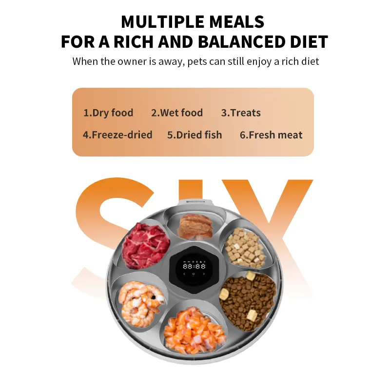 Durable WIFI Smart Automatic Feeder Eco-Friendly Plastic Food Dispenser Timer for Dogs for Wholesale & OEM Programs detail