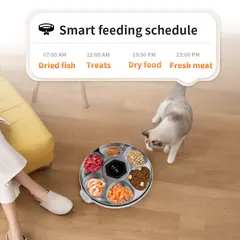 Durable WIFI Smart Automatic Feeder Eco-Friendly Plastic Food Dispenser Timer for Dogs for Wholesale & OEM Programs view 2