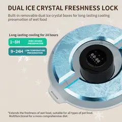 Durable WIFI Smart Automatic Feeder Eco-Friendly Plastic Food Dispenser Timer for Dogs for Wholesale & OEM Programs view 3