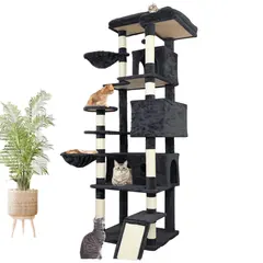 Wholesale Modern Large Size Wooden Pet Scratcher House Tower Condo Cat Tree Hot Selling Customized Cat Tree with Carton Picking for Wholesale & OEM Programs view 6